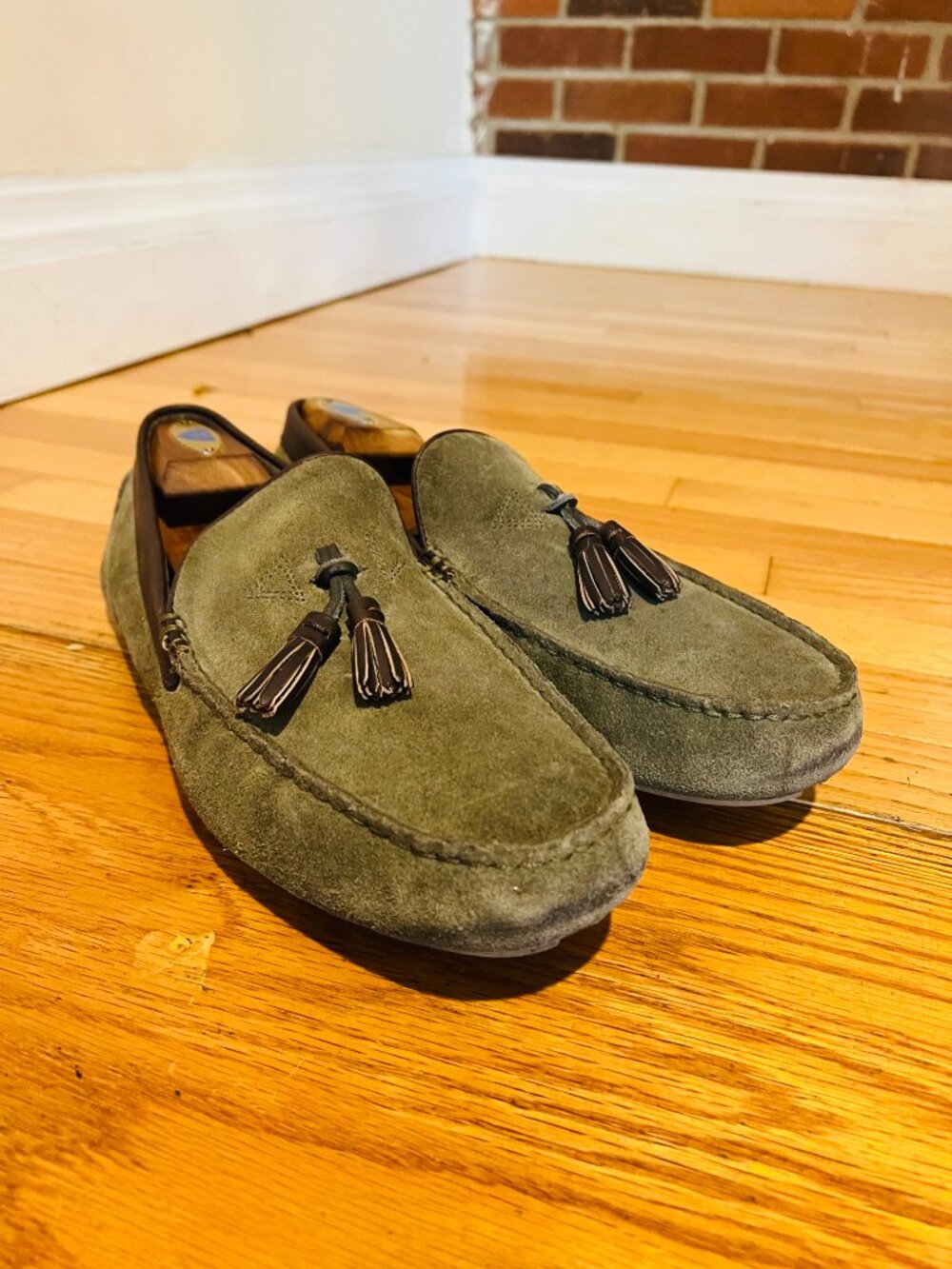 UGG Men's Marris Tassel Loafers Suede Leather Shoes 1017319 Size 13 - Picture 4 of 16